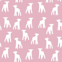 Lamb Silhouette in Carnation
