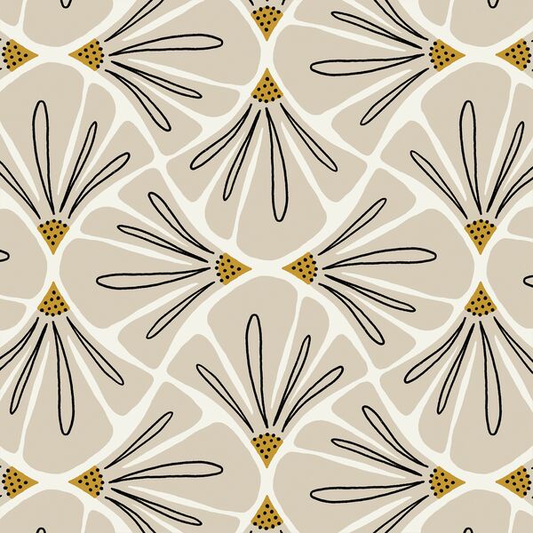 Lillian in Tan on Cream