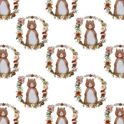 Small Woodland Bear in White