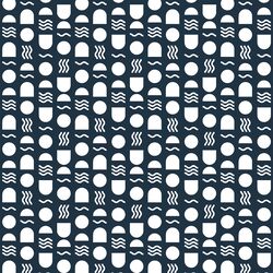 Heatwave Geo in Navy