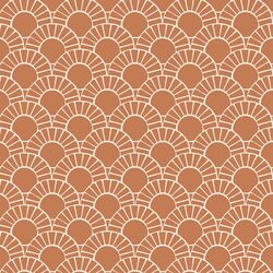 Mosaic Sun Tile in Copper Marigold