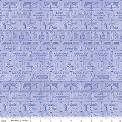 Ticket Row in Periwinkle