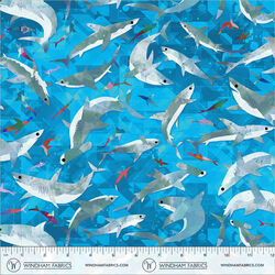 Stealthy Sharks in Cyan