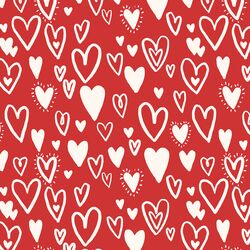 Bursting Hearts in Red Hot
