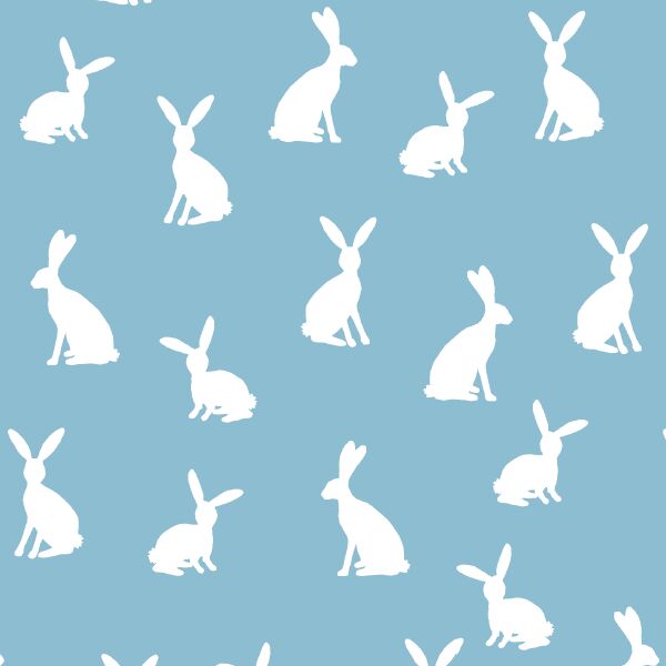Cottontail Silhouette in Breeze