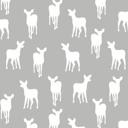 Fawn Silhouette in Pebble