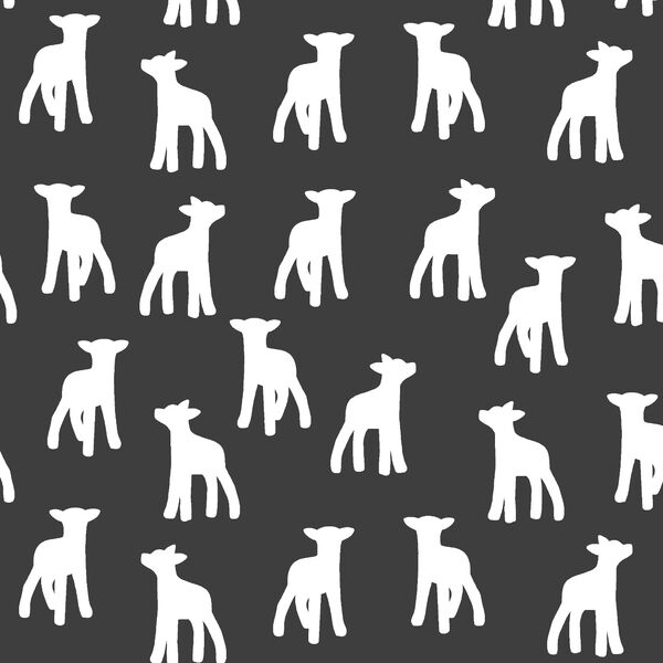 Lamb Silhouette in Onyx