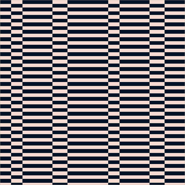 Broken Stripe in Blush/Ink