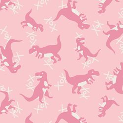 Hugs and Kisses Dinos in Heart