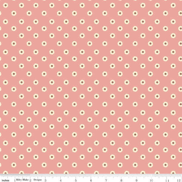 Flower Dots in Pink