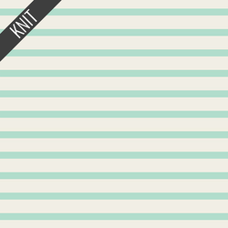 Striped Apart Knit in Mint