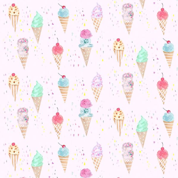 Cones in Cotton Candy