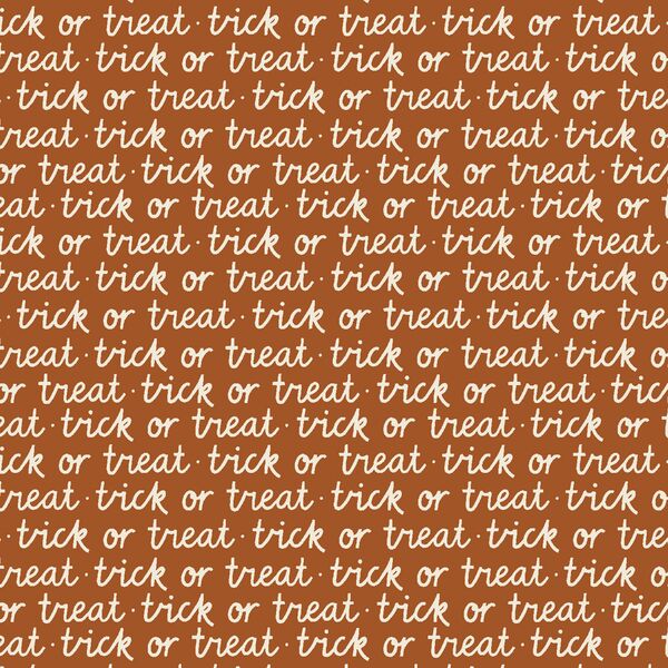 Trick or Treat in Rust Red