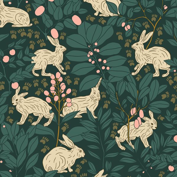 Large Hidden Hare in Glade