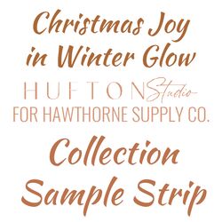 Christmas Joy Sample Strip in Winter Glow