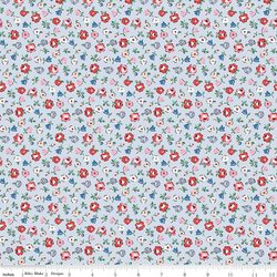 Ditsy in Floral Light Blue
