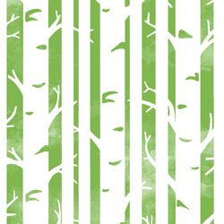 Big Birches in Greenery