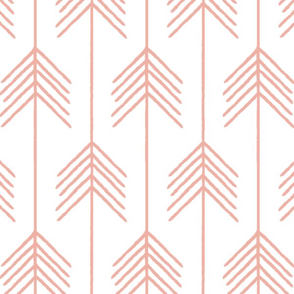 Vanes in Peony on White