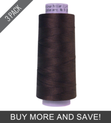 Black Peppercorn (9150-1382) - Silk Finish Cotton 50wt - 2000 Yards (3 Pack)