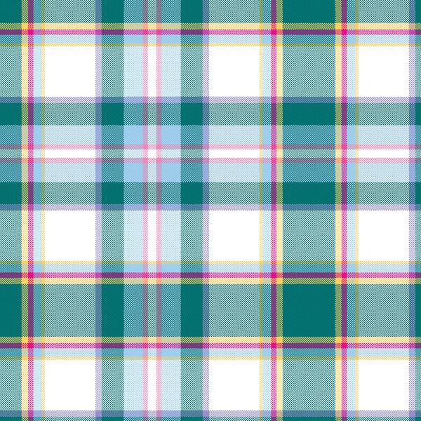 Blooming Tulips Plaid in Spring
