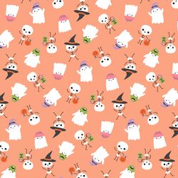 Ghosts and Ghouls in Orange Glow