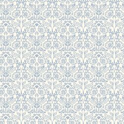 Climbing Floral in Icy Blue