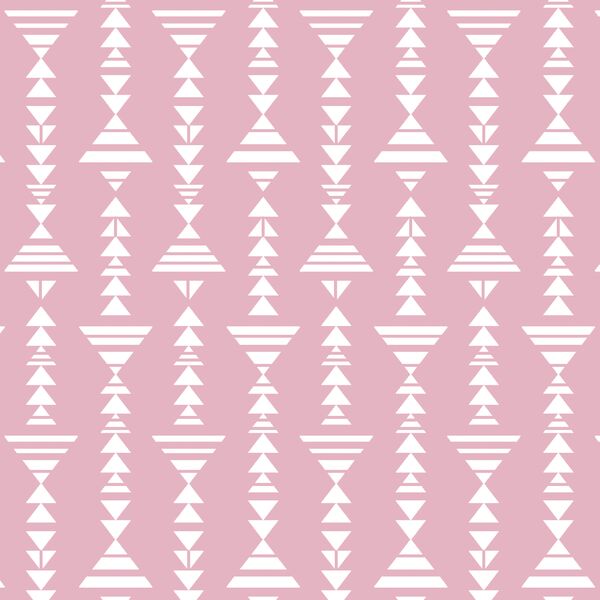 Little Tribal Stripe in Carnation