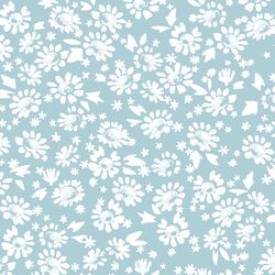 Daisies in Powder Blue