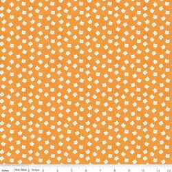 Scaredy Cat Buttons in Orange