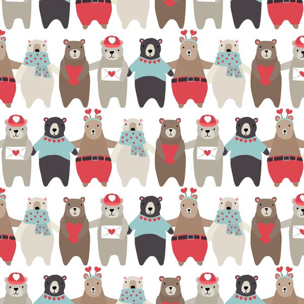 Bears in True Blue