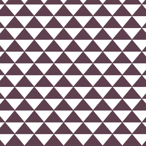 Triangle Mosaic in Raisin