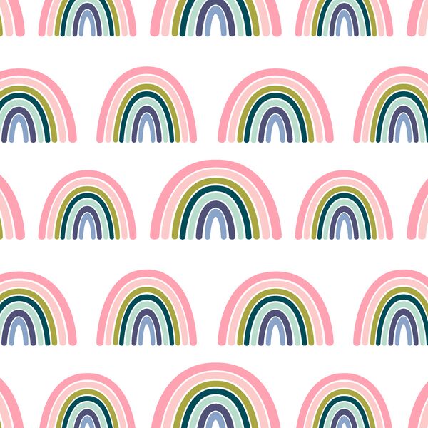 Always Rainbows in Spring Meadow