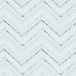 Inky Dot Chevron in Sky