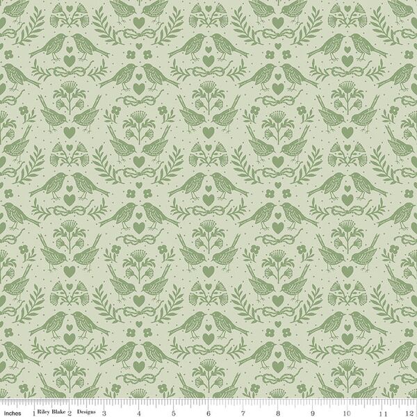 Birds in Green