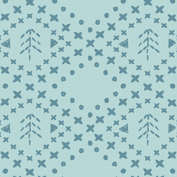 Fair Isle Forest in Glacier Blue