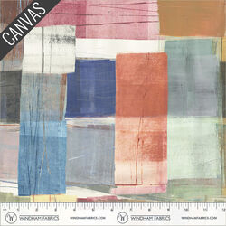 Patch Bojagi Canvas in Persimmon