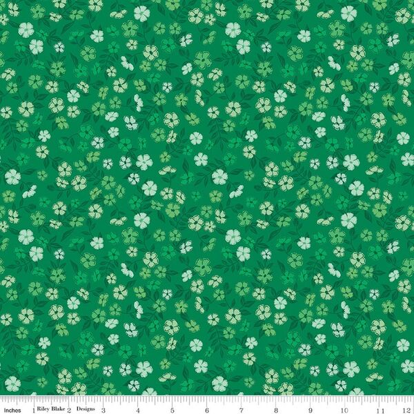 Flower Toss in Green