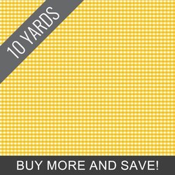1/8" Gingham in Mustard - 10 Yard Bolt