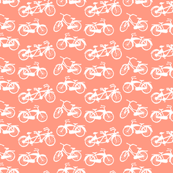 Silhouette in Coral