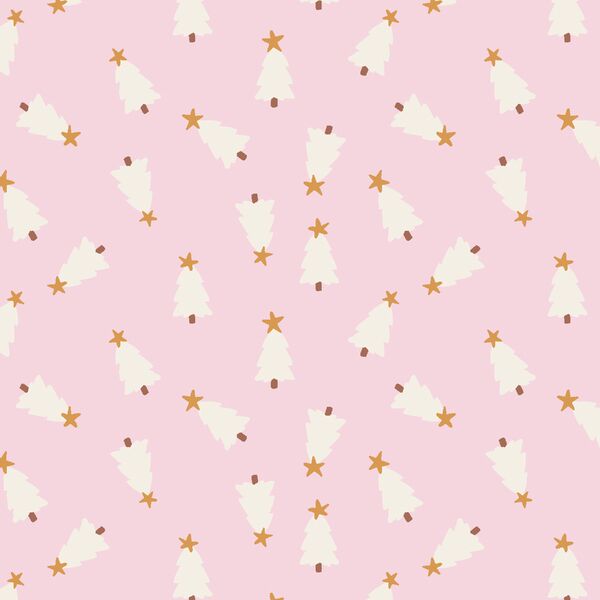 Christmas Trees in Pink Floss