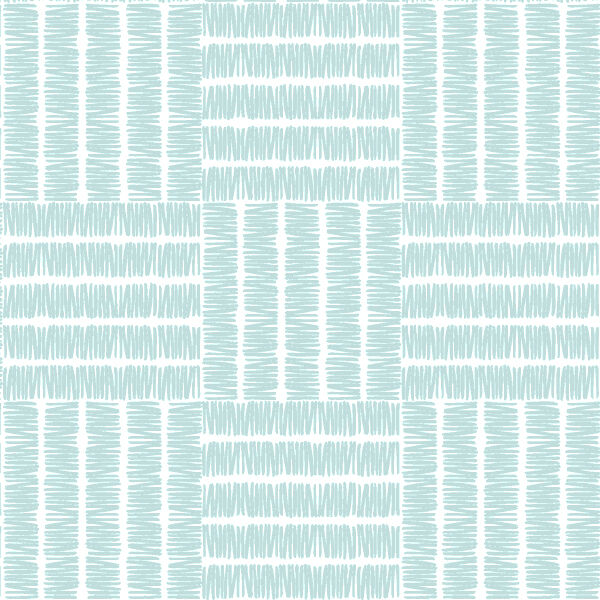 Basketweave in Glacier Blue