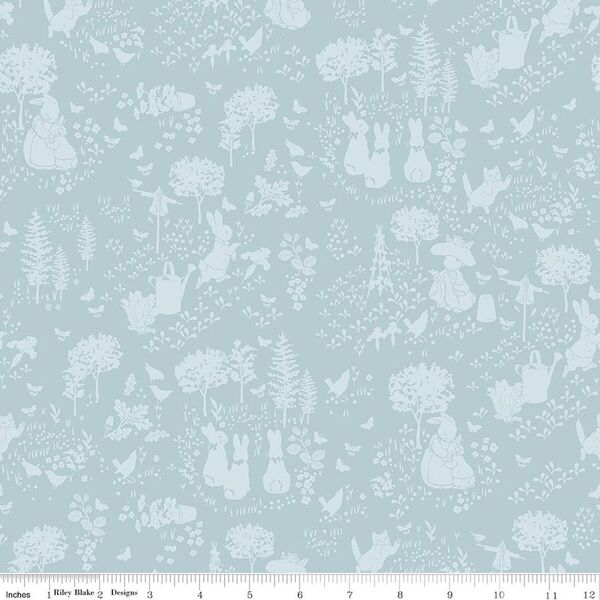 Tonal Garden in Blue