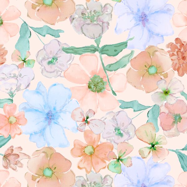 Flower Clippings in Peach
