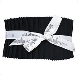 Cotton Couture 2.5" Strip Roll in Jet Black