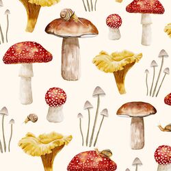 Large Mushrooms in Cream