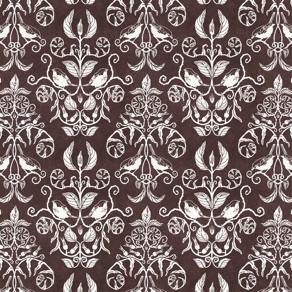 Filgree Damask in Bark