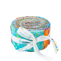Expressions Batiks 2.5" Strip Roll in Express Yourself! Ombre B