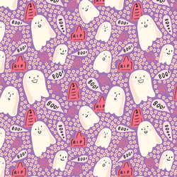 Ghost Cemetary in Vivid Violet