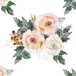 Large Frosted Bouquet in Snow White