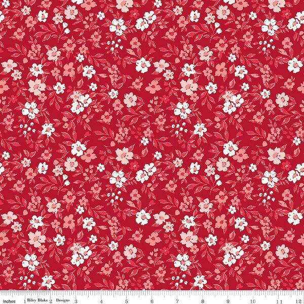 Floral in Redwood